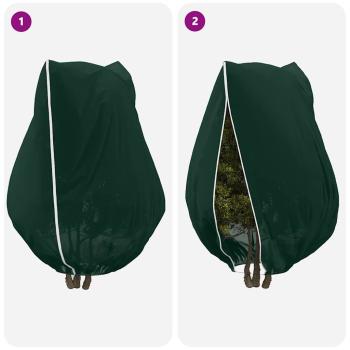 Frostschutzpflanzenfleeceabdeckungen 3 pcs Grün 3,5 x 2,5 m