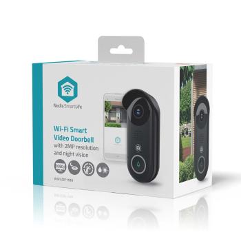 SmartLife Video-Türsprechanlage | Trafo | Full HD 1080p | Cloud Storage (optional) / microSD (not enthalten) / Onvif | IP54 | mit Bewegungssensor | Nachtsicht | Schwarz