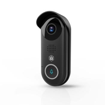 SmartLife Video-Türsprechanlage | Trafo | Full HD 1080p | Cloud Storage (optional) / microSD (not enthalten) / Onvif | IP54 | mit Bewegungssensor | Nachtsicht | Schwarz