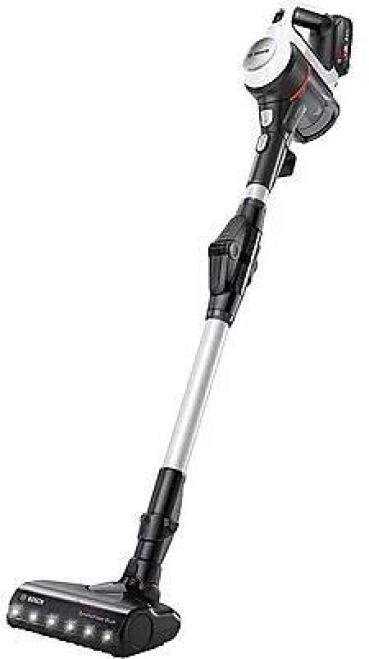 ARDEBO.de Bosch BBS711W 2-in-1-Akku Stabstaubsauger, 18 W, Beutellos, LED Leuchten, schwarz