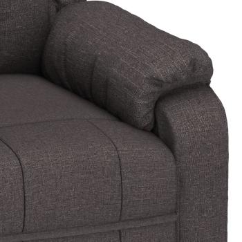 Relaxsessel Elektrisch Dunkelbraun Stoff