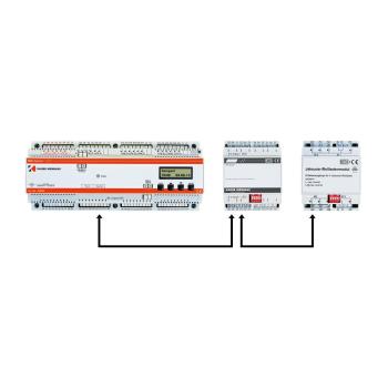 Kaiser Nienhaus 338100 REG-Control Eingangs-Erweiterungsmodul 8, für max. 8 Motoren, 16 Eingänge 24V DC, inkl. Verbindungskabel 0,3m