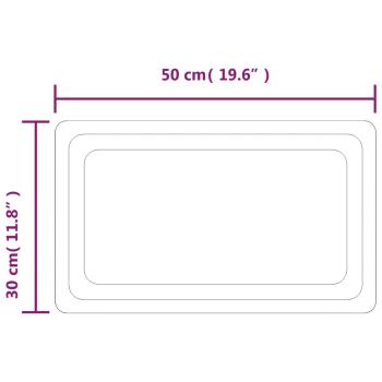 LED-Badspiegel 30x50 cm