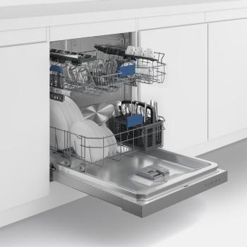 Beko BDUN15O30X Unterbau-Geschirrspüler 60 cm breit, 14 Maßgedecke, 5 Programme, WaterSafe+, Edelstahl Fingerprint free