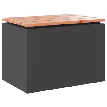 Gartenbank Schwarz 60 x 40 x 43 cm