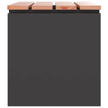 Gartenbank Schwarz 60 x 40 x 43 cm