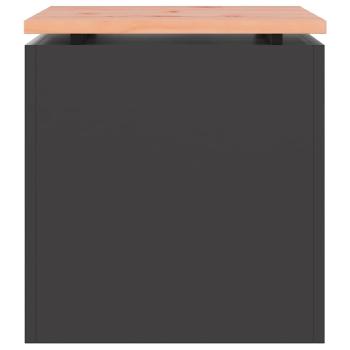Gartenbank Schwarz 40 x 40 x 43 cm Stahl