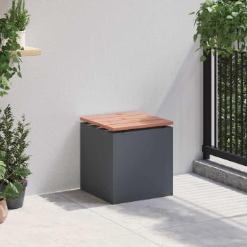 Gartenbank Anthrazit 40 x 40 x 43 cm Stahl