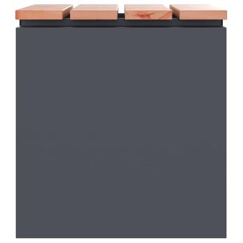 Gartenbank Anthrazit 40 x 40 x 43 cm Stahl