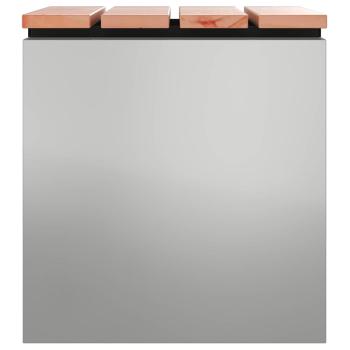 Gartenbank Silber 40 x 40 x 43 cm Verzinkter Stahl