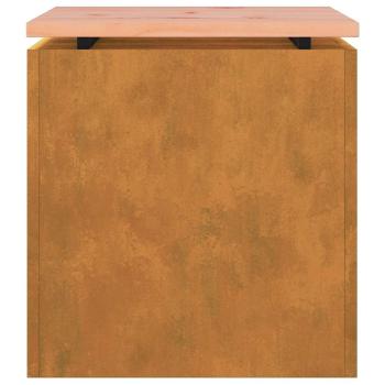 Gartenbank Rostig 40 x 40 x 43 cm Wetterfeststahl