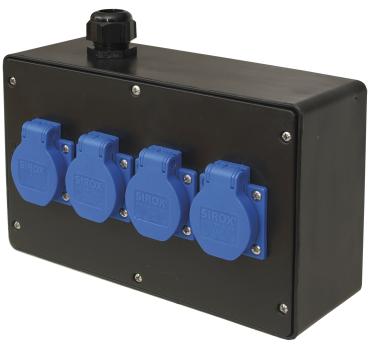 ARDEBO.de - Vollgummi-Wandverteiler Gerlos Eingang M 25 oben