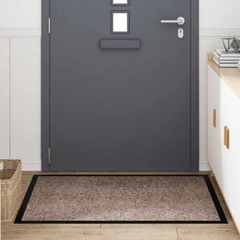 Fußmatte Beige 80 x 120 cm Teddystoff