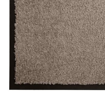 Fußmatte Beige 80 x 120 cm Teddystoff