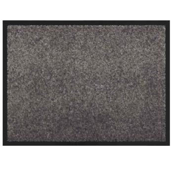 Fußmatte Hellgrau 60 x 80 cm Teddystoff