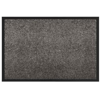 Fußmatte Hellgrau 80 x 120 cm Teddystoff