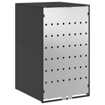 Mülltonnenlager mit Gas-Hebedeckel für 240L Tonne Anthrazit