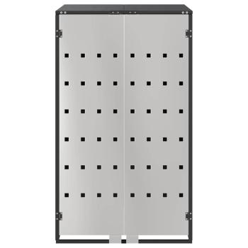 Mülltonnenlager mit Gas-Hebedeckel für 240L Tonne Anthrazit