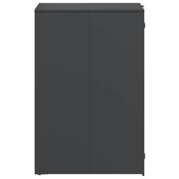 Mülltonnenlager mit Gas-Hebedeckel für 240L Tonne Anthrazit