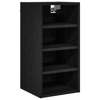 Hängeschrank Riga Schwarz Eichen-Optik 30 x 29,5 x 60 cm