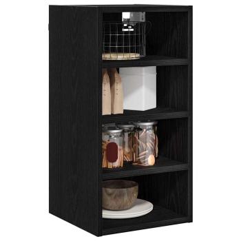 Hängeschrank Riga Schwarz Eichen-Optik 30 x 29,5 x 60 cm