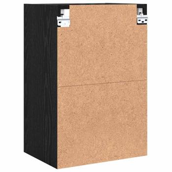 Hängeschrank Riga Schwarz Eichen-Optik 40 x 29,5 x 60 cm