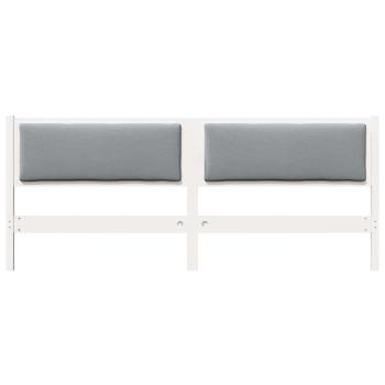 Kopfteil Sonstiges Weiß 200 cm Massivholz Kiefer