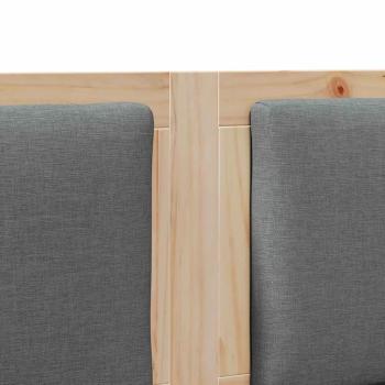 Kopfteil Sonstiges Braun 150 cm Massivholz Kiefer