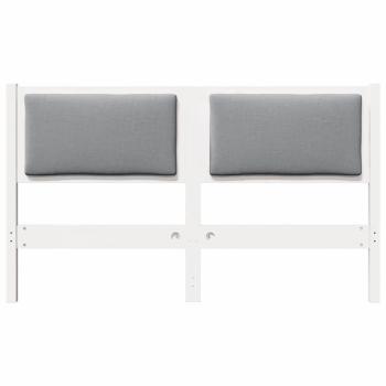Kopfteil Sonstiges Weiß 150 cm Massivholz Kiefer
