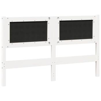 Kopfteil Sonstiges Weiß 150 cm Massivholz Kiefer