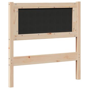Kopfteil Sonstiges Braun 80 cm Massivholz Kiefer