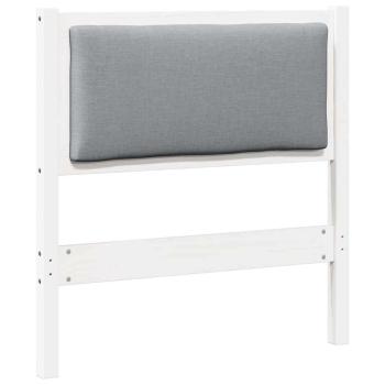 Kopfteil Sonstiges Weiß 75 cm Massivholz Kiefer