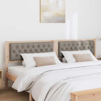 Kopfteil Sonstiges Braun und Taupe 200 cm Massivholz Kiefer