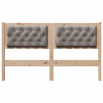 Kopfteil Sonstiges Braun und Taupe 150 cm Massivholz Kiefer