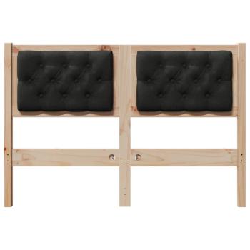 Kopfteil Sonstiges Braun und Schwarz 135 cm Massivholz Kiefer