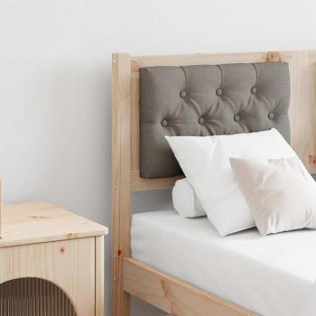 ARDEBO.de - Kopfteil Sonstiges Braun und Taupe 120 cm Massivholz Kiefer