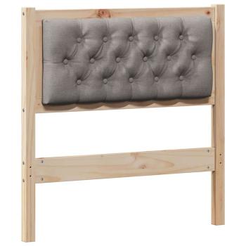 Kopfteil Sonstiges Braun und Taupe 80 cm Massivholz Kiefer