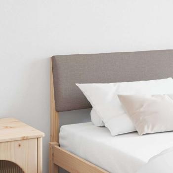 ARDEBO.de - Gepolstertes Kopfteil Taupe 200 cm Massives Kiefernholz
