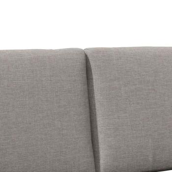 Gepolstertes Kopfteil Taupe 120 cm Massives Kiefernholz