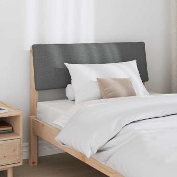 Gepolstertes Kopfteil Dunkelgrau 100 cm Massives Kiefernholz