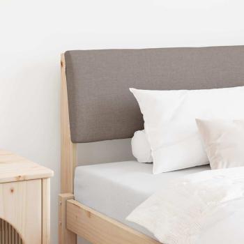 ARDEBO.de - Gepolstertes Kopfteil Taupe 90 cm Massives Kiefernholz