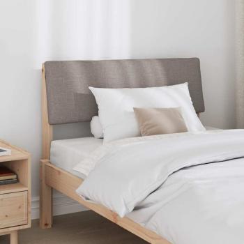 Gepolstertes Kopfteil Taupe 90 cm Massives Kiefernholz