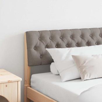 ARDEBO.de - Gepolstertes Kopfteil Taupe 180 cm Massives Kiefernholz