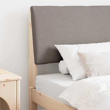 ARDEBO.de - Gepolstertes Kopfteil Taupe 100 cm Massives Kiefernholz