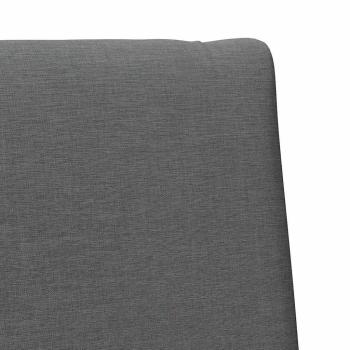 Gepolstertes Kopfteil Dunkelgrau 75 cm Massives Kiefernholz