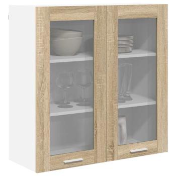 Hängeschrank Riga Sonoma-Eiche 80 x 31 x 80 cm Holzwerkstoff