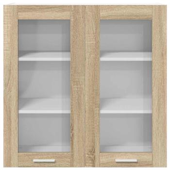 Hängeschrank Riga Sonoma-Eiche 80 x 31 x 80 cm Holzwerkstoff
