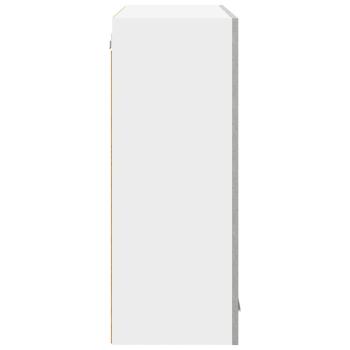 Hängeschrank Riga Beton Grau 80 x 31 x 80 cm Holzwerkstoff