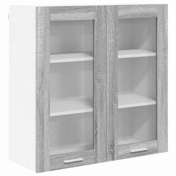 Hängeschrank Riga Graues Sonoma 80 x 31 x 80 cm Holzwerkstoff