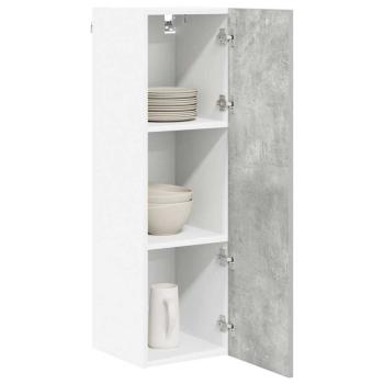 Hängeschrank Betongrau 30 x 31 x 100 cm Holzwerkstoff